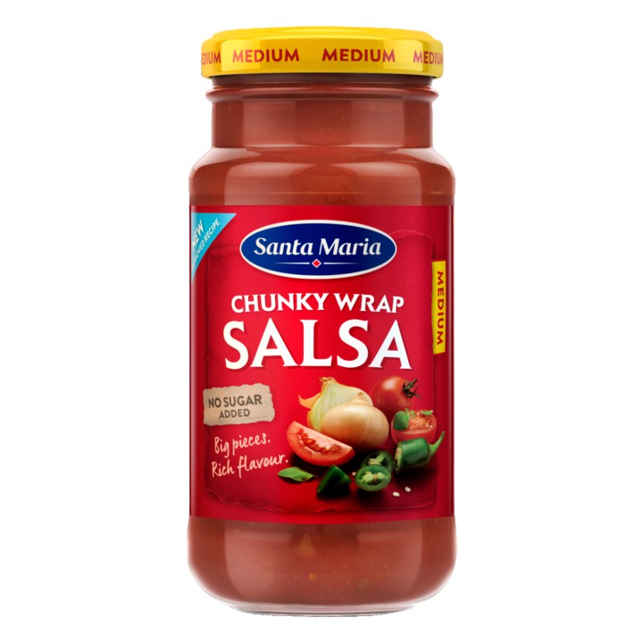 Santa Maria Chunky Wrap Salsa Medium 230g