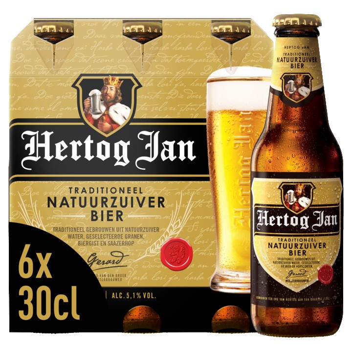 Hertog Jan - Pils - Fles - 6 x 300ML