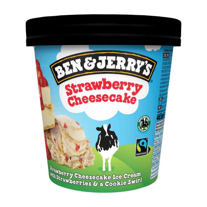 Ben &amp; Jerry&#039;s Strawberry cheesecake Ijs