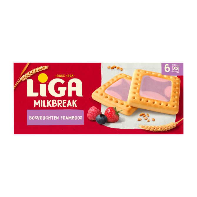LiGA Milkbreak bosvruchten framboos