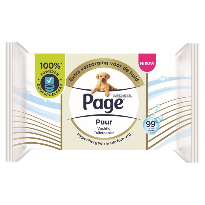Page Vochtig Toiletpapier - Puur