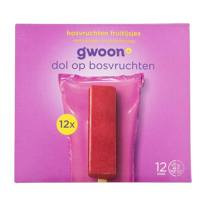 g&#039;woon fruitijsjes bosvruchten