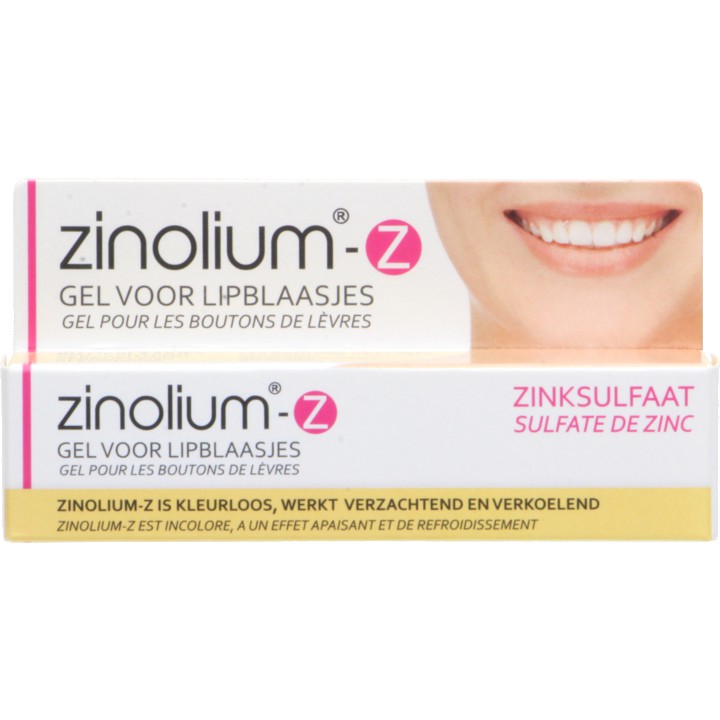 Zinolium ZZ gel voor lipblaasjes 5g