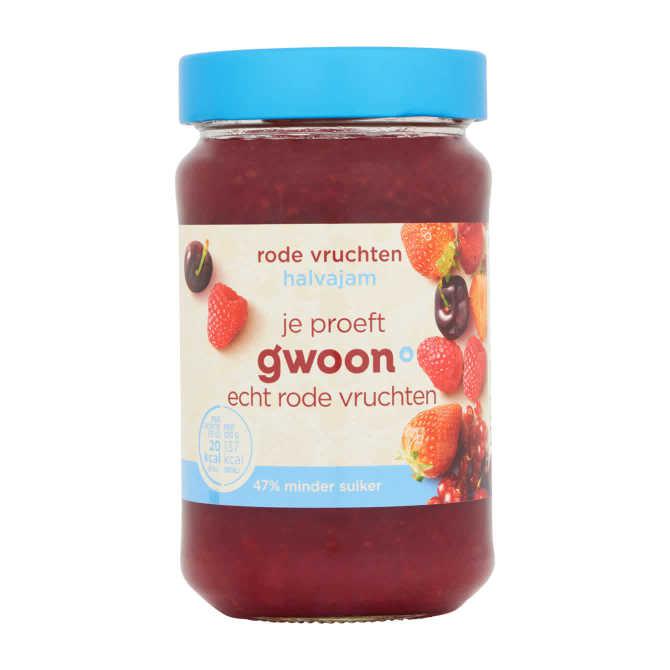 g&#039;woon Halvajam vier vruchten