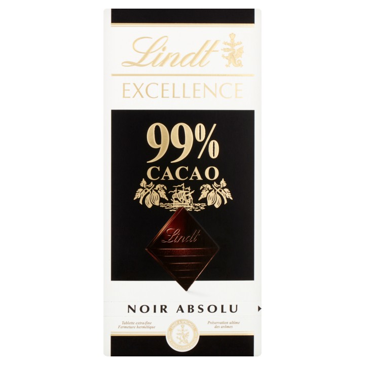 Lindt EXCELLENCE 99% Pure Chocoladereep