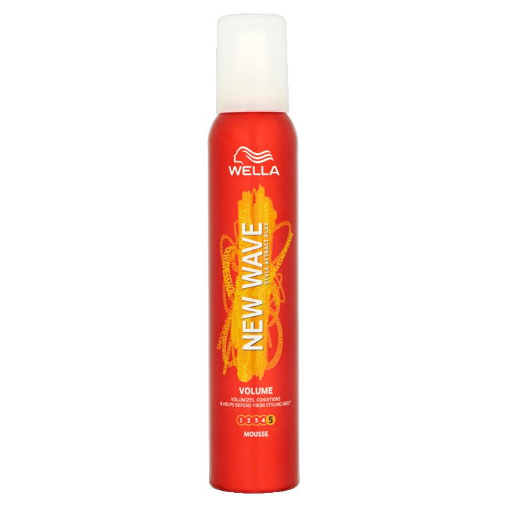 Wella New Wave Volume Haarmousse 200ml