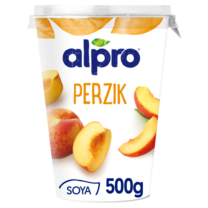 Alpro Plantaardige Variatie Op Yoghurt Perzik 500g