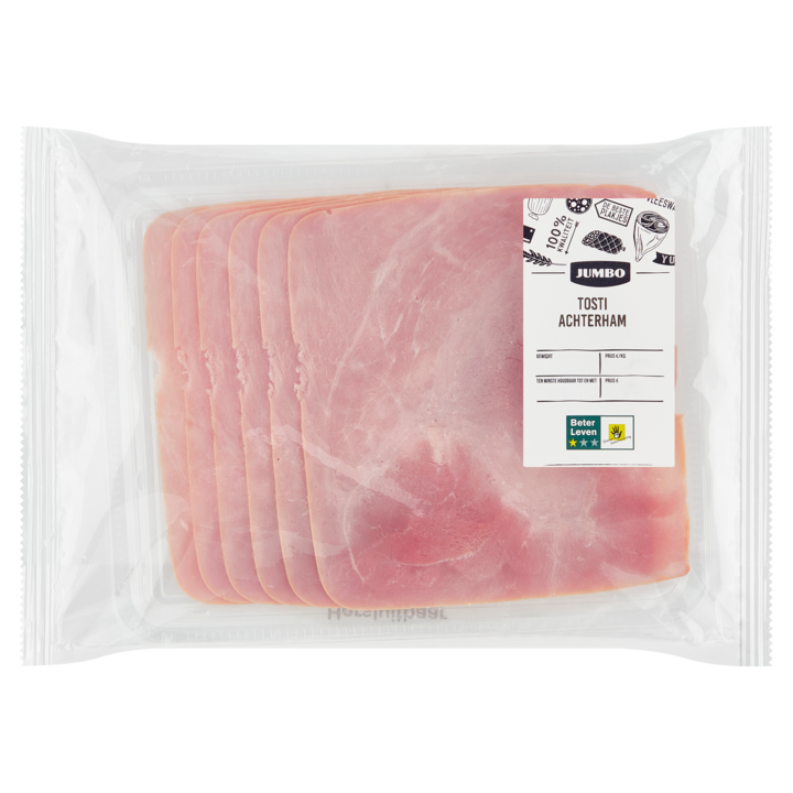 Jumbo Tosti Achterham ca. 100g