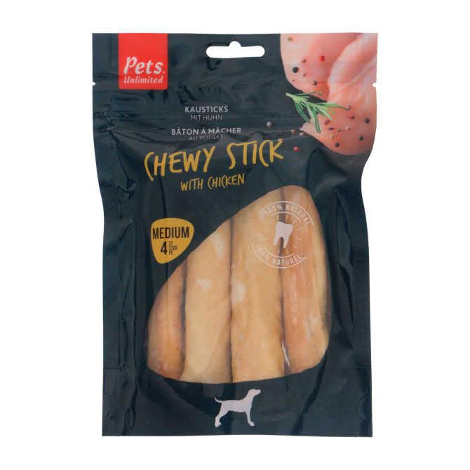 Pet&#039;s Unlimited chewy sticks chicken medium