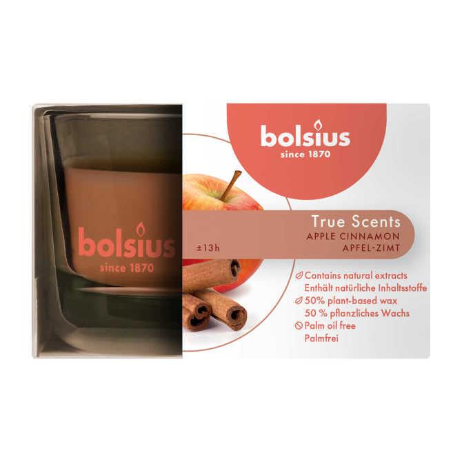 Bolsius Geurglas true scent apple cinnamon