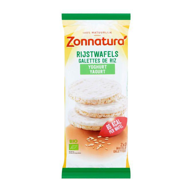 Zonnatura Rijstwafels yoghurt biologisch