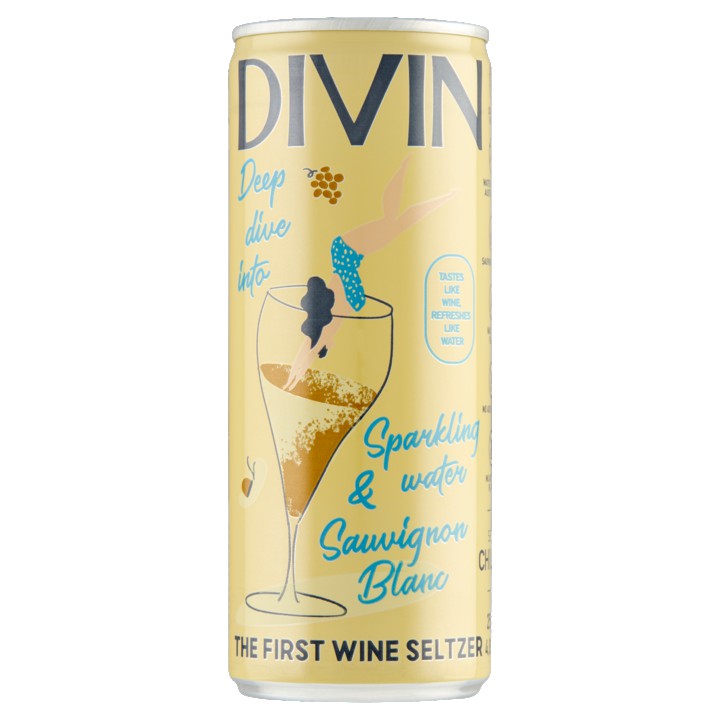 Divin - Wine Seltzer - Sauvignon Blanc - 250ML
