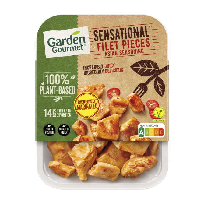 Garden Gourmet Sensational Filet Pieces Asian Seasoning 160 g