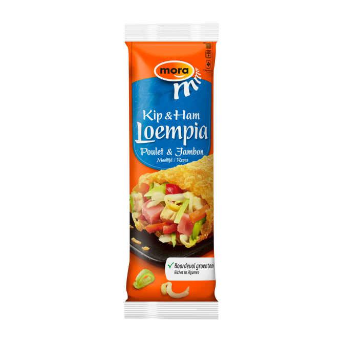 Mora Kip &amp; ham loempia