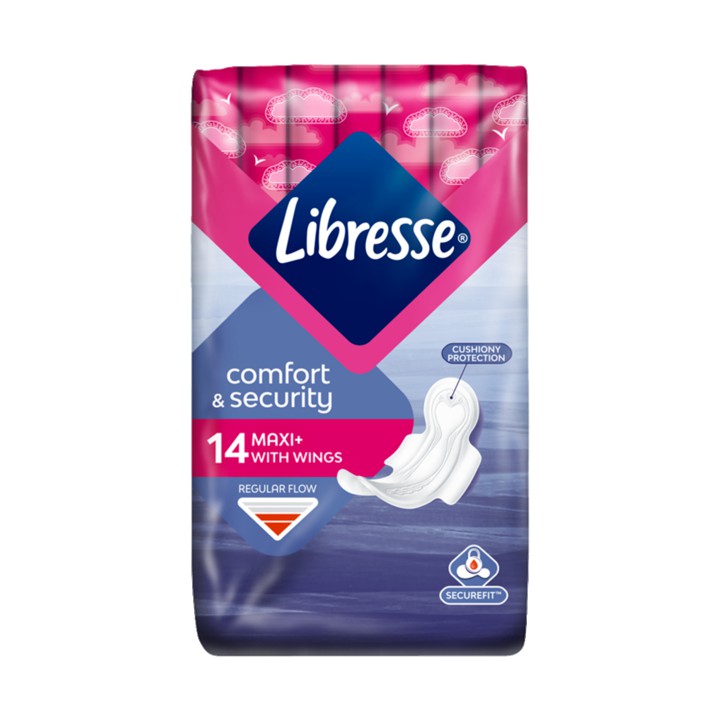 Libresse Maxi Normal Wings Maandverband 14 Stuks