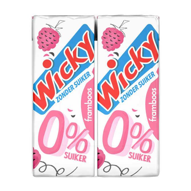 Wicky framboos 0,0% mini