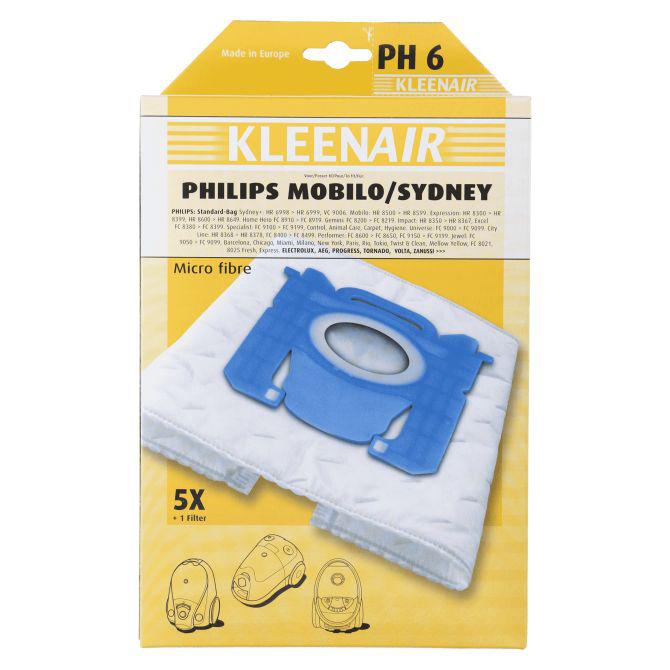 Kleenair Stofzuigerzakken Philips SB-1