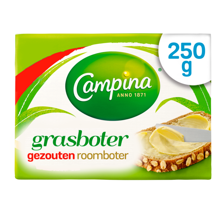 Campina Botergoud Gezouten Grasboter Wikkel 250g