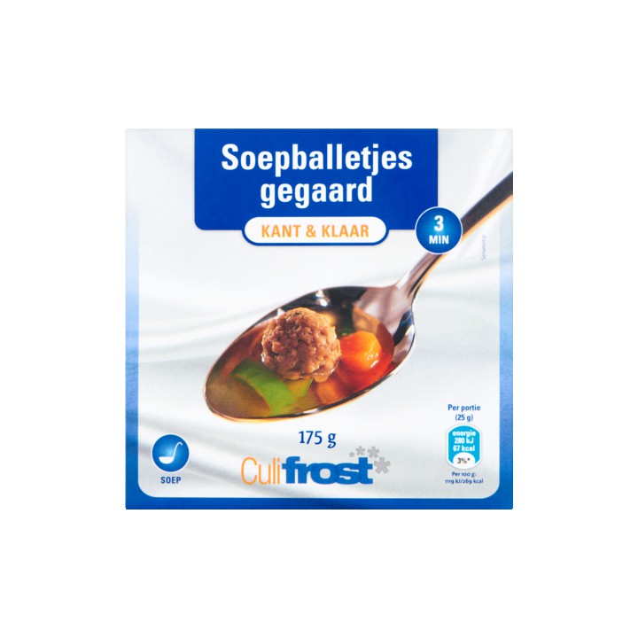 Culifrost Soepballetjes Gegaard Kant &amp;amp; Klaar 175g
