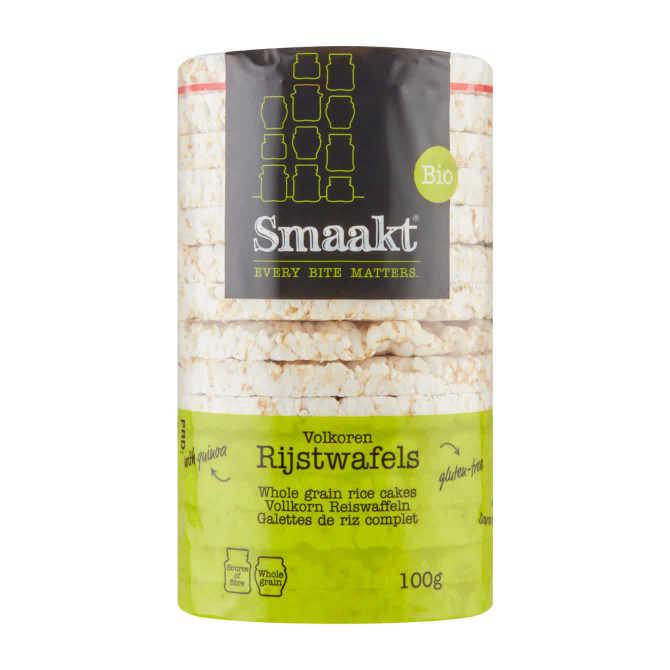 Smaakt Bio volkoren rijstwafels