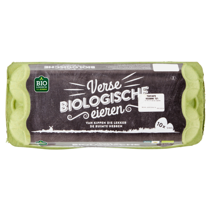 Jumbo Verse Biologische Eieren S/M/L 10 Stuks