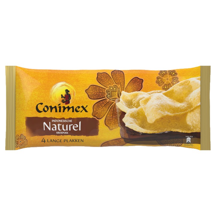 Conimex Kroepoek Naturel Lange Plak 80g
