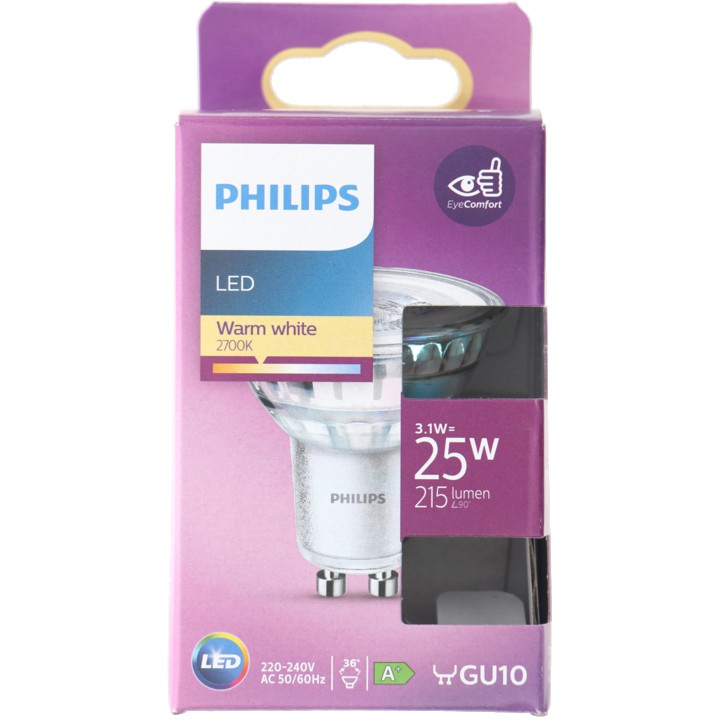 Philips Led Spot 25W GU10 box