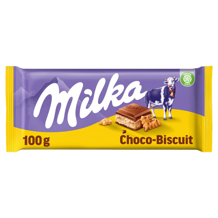 Milka Chocolade Reep Choco-Biscuit 100g