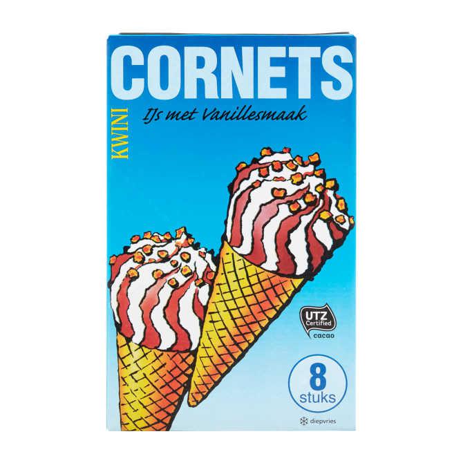 Kwini Cornets vanillesmaak