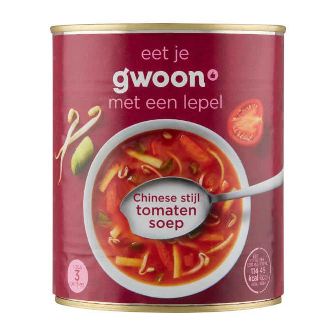 g&#039;woon Chinese stijl tomatensoep