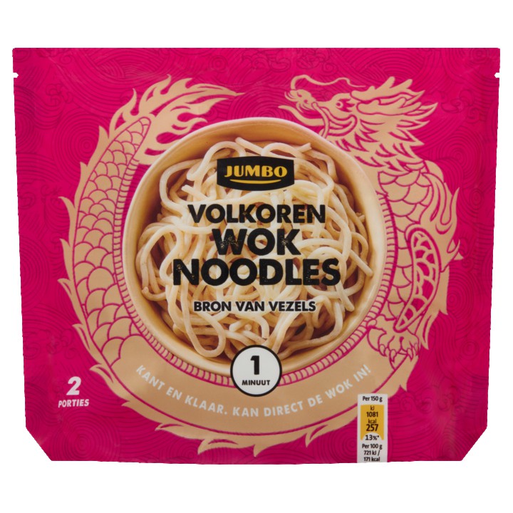 Jumbo Volkoren Wok Noodles 300g