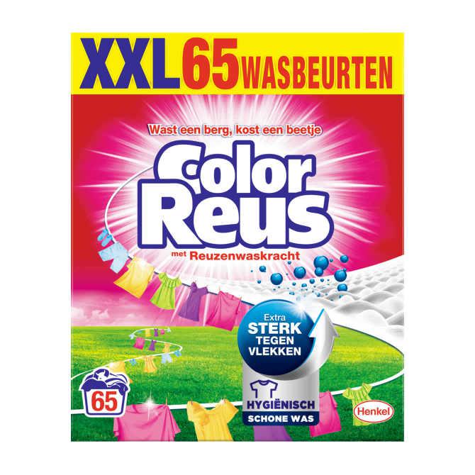 Witte Reus Wasmiddel poeder color reus