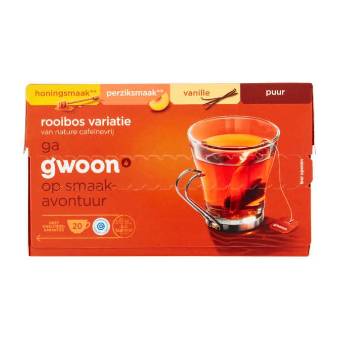 g&#039;woon Rooibos thee variatie