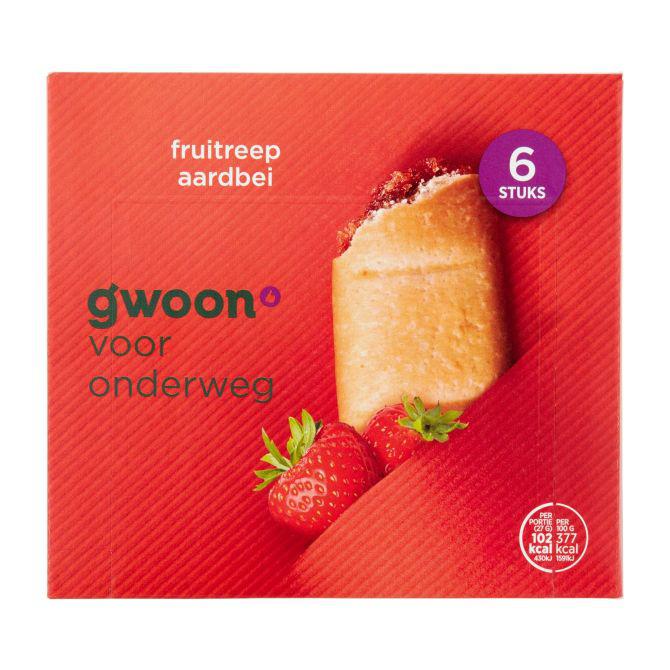g&#039;woon Fruitreep aardbei