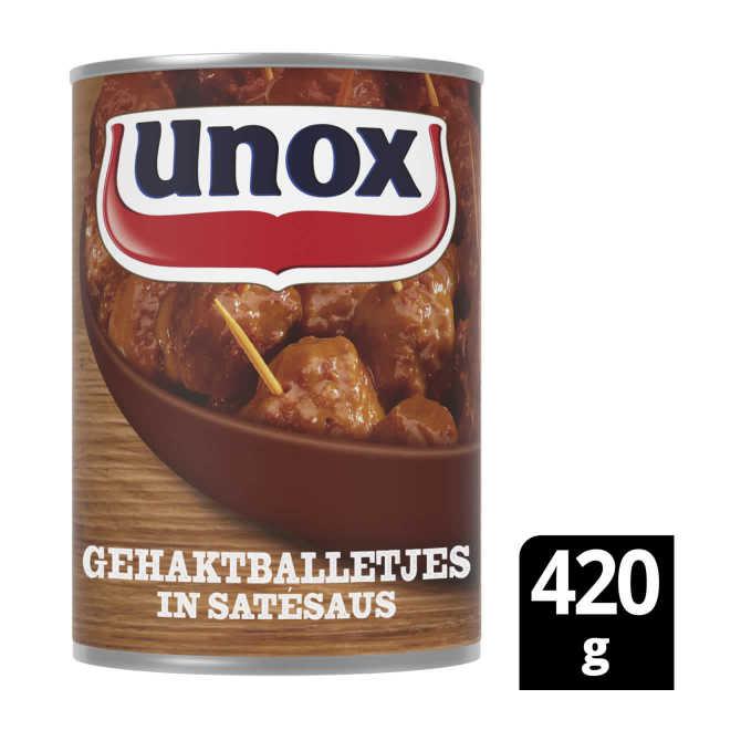 Unox In Satésaus Gehaktballetjes